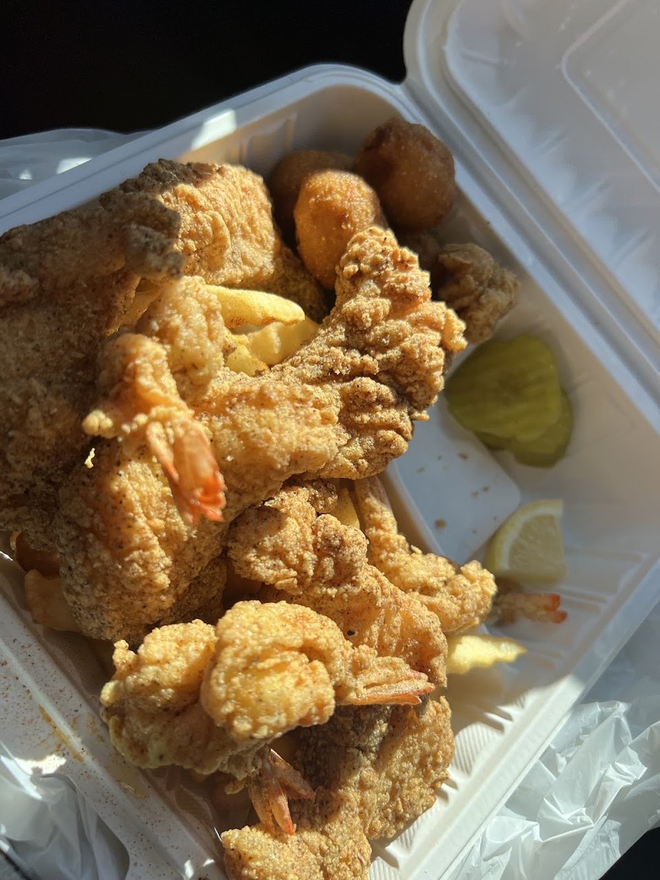 Catfish and Medium Shrimp